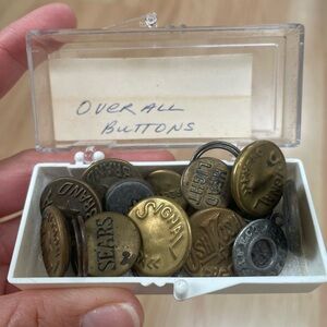 Vintage Overall Buttons Collection